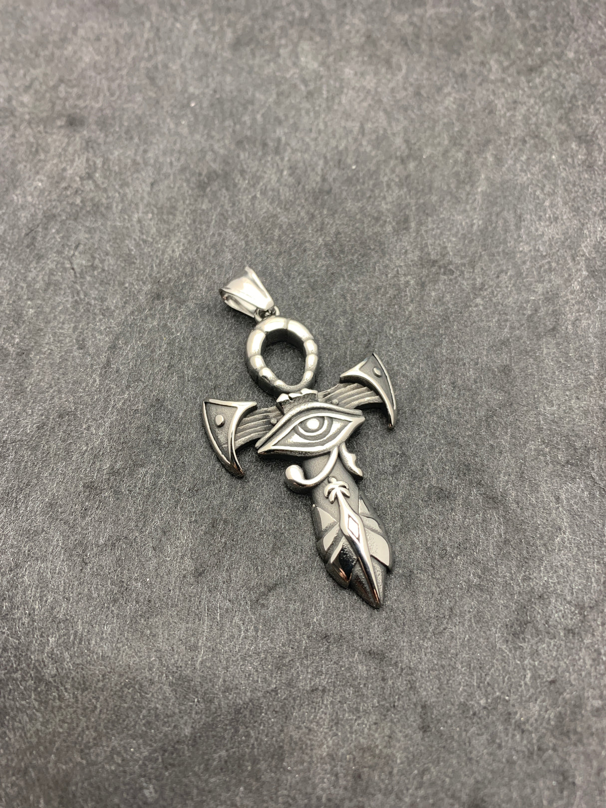 Edelstahlanhänger EYE OF HORUS