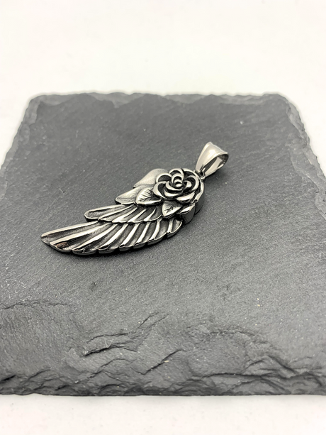 Edelstahlanhänger WINGS ROSE