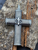 Edelstahlanhänger LILY CROSS