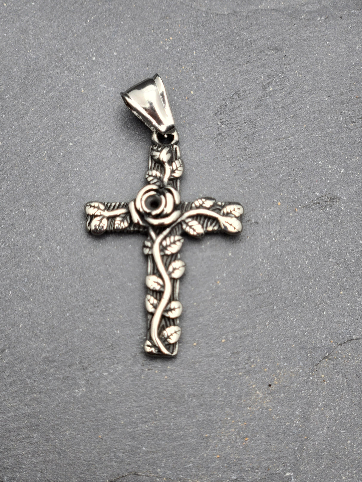Edelstahlanhänger ROSYCROSS